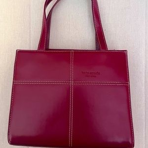 Kate Spade Women’s Mini Red Leather Satchel Great Condition Vintage “ish” look